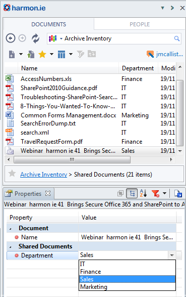 Harmon Ie Sharepoint Outlook Integration