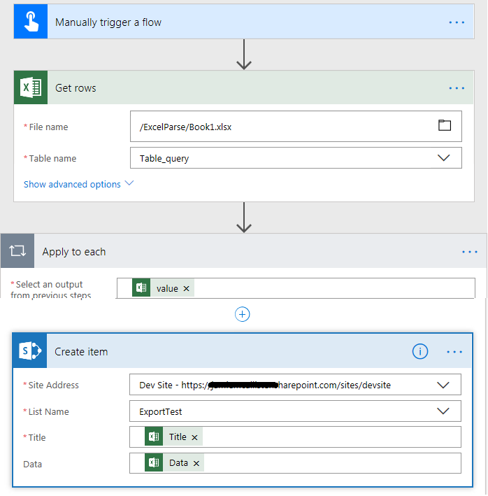 Upload & Update Excel Values to SharePoint List